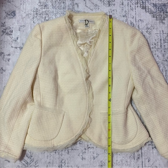 VTG Banana Republic Cream Wool  Jacket/Blazer - 2P - Picture 3 of 12